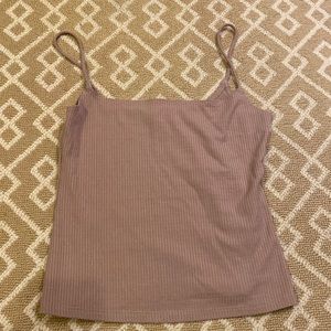Reformation Carrie Tank Top in Sand Medium